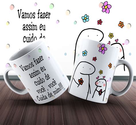 Caneca Flork Bento Cake Frases Criativas Xícara Flork Ref 49