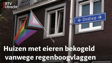 Uit Solidariteit Hebben Buurtbewoners Ook Pride Vlaggen Uitgehangen