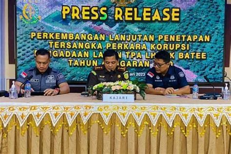 Kejari Sabang Tetap Tersangka Korupsi Lahan Tpa Rugikan Negara Rp1 5