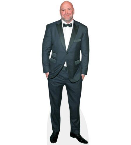 Dana White Bow Tie Pappaufsteller Celebrity Cutouts