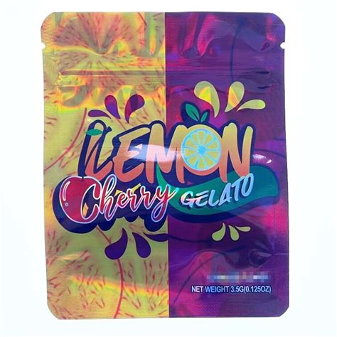 Custom Printed Small Holographic Ziplock Rainbow Laser Plastic Mylar