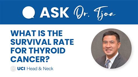 What Is The Survival Rate For Thyroid Cancer Dr Tjoson Tjoa YouTube