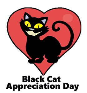 Black Cat Appreciation Day in the US - Sat, Aug 17, 2024