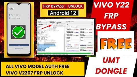 VIVO Y22 V2207 ANDROID 12 FRP BYPASS 2023 Y22 LATEST SECURITY FRP