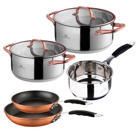 Juego De Ollas Bergner Infinitychef Acero Inoxidable Piezas Bergner