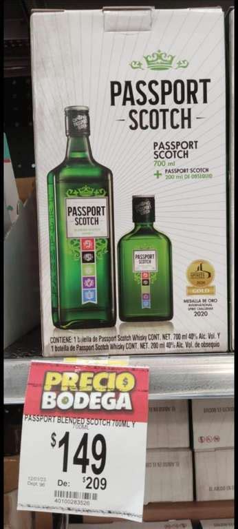 Bodega Aurrera Whisky Passport Pachita Ml Promodescuentos