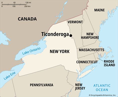 Ticonderoga | New York, Fort, Battles, Map, & Meaning | Britannica