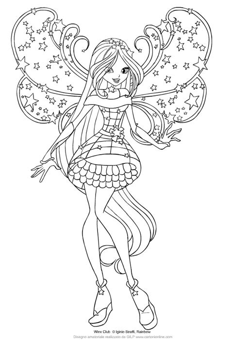 Winx Flora Coloring Pages Winx Club Libri Da Colorare Idee Per Images