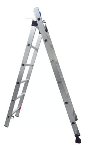 Escalera Aladino Extensible Doble X Tramos Mercadolibre