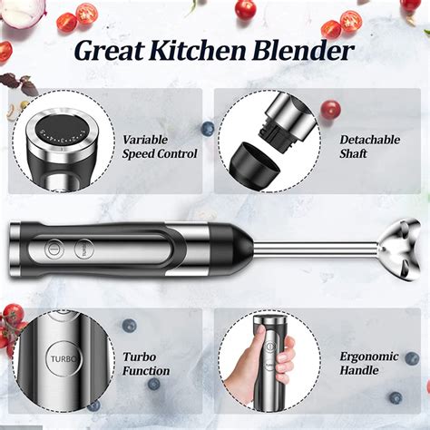 Linkchef 800w Immersion Blender 3 In 1 Hb2780s