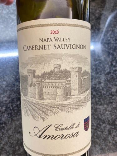 2016 Castello Di Amorosa Cabernet Sauvignon Vivino