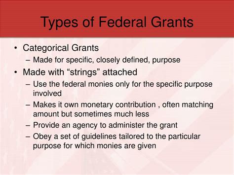 Federal Government Grants Tani Therese