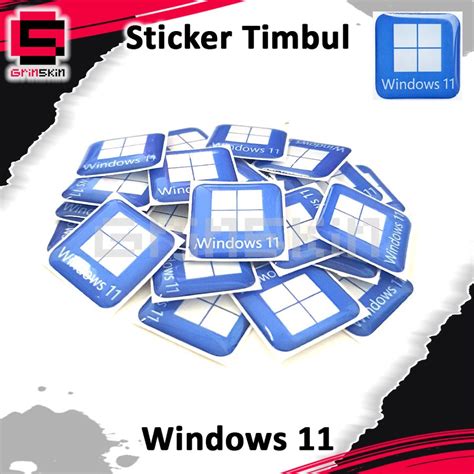 Jual Sticker Timbul Emblem Windows Shopee Indonesia