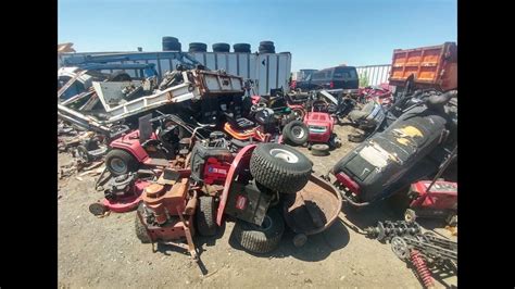 Garden Tractor Junk Yard Nw Indiana YouTube