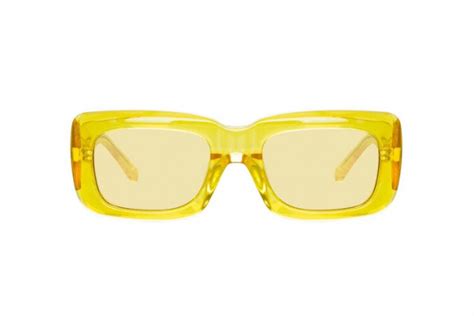 Linda Farrow The Attico Marfa Rectangular Sunglasses WHATS ON THE