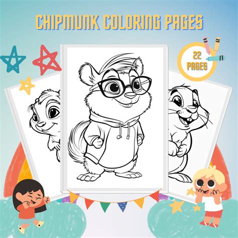 23 Chipmunk Coloring Pages | Free & Printable For Kids