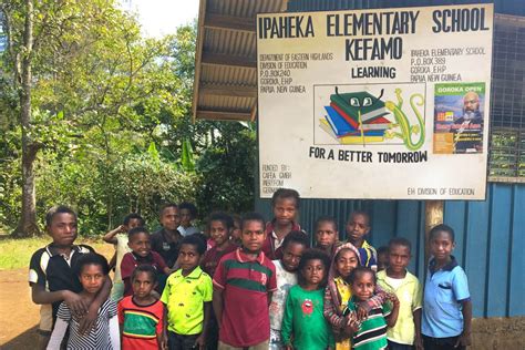 Ipaheka Elementary School In Kefamo Papua New Guinea Vournas Coffee