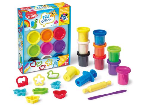 Maped Creativ Pat Dough Pots With Accessories Playone