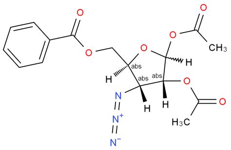 3 Azido 3 deoxy 4 hydroxy methyl 1 2 O isopropylidene α D ribofuranose