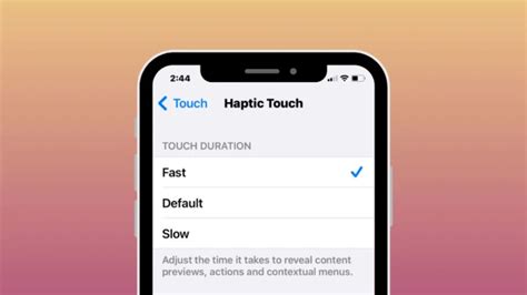 How To Enable Fast Haptic Touch On IPhone With IOS 17