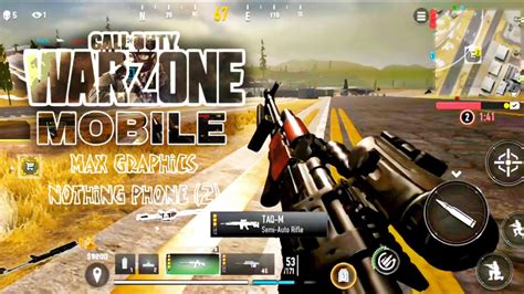 Call Of Duty Warzone Mobile Max Graphics Gameplay On Nothing Phone