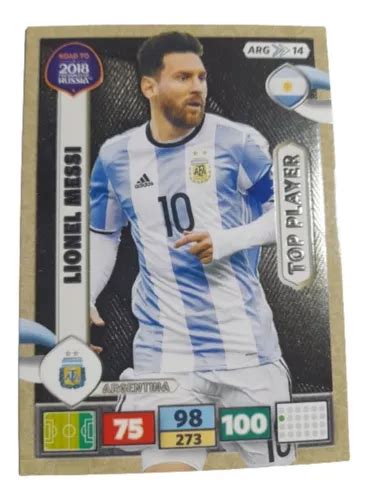 Tarjeta Lionel Messi Top Player Road To Rusia Panini Meses Sin