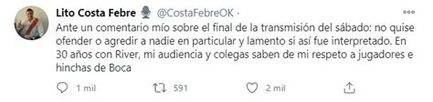 Boca Repudió El Comentario Discriminatorio Del Relator Atilio Costa