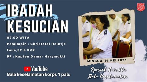 Ibadah Kesucian Special Hari Ibu Gereja Bala Keselamatan Korps Palu