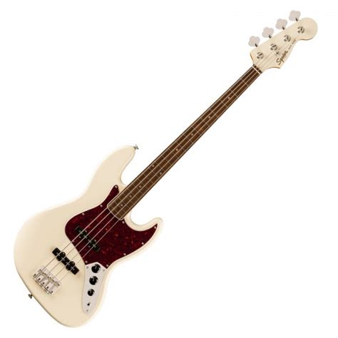 Squier Ltd Ed Classic Vibe Mid S Jazz Bass Olympic White At Gear Music