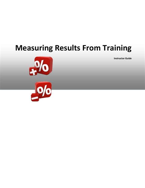 Measuring Results From Training Sample Manual By Courseware Issuu