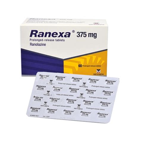 Ranexa 375 Mg 20 Tablet Kegunaan Efek Samping Dosis Dan Aturan