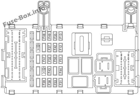 Diagrama De Fusíveis E Relés Para Fiat Strada 2007 2017 Diagramas De Caixa De Fusíveis