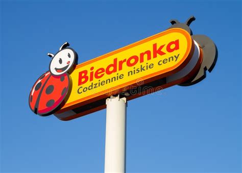 Biedronka Market Sign Editorial Photo Image Of Brand