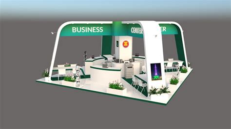 Modern Exhibition Booth Design 3D model | CGTrader