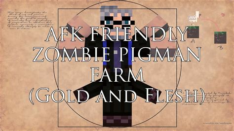 AFK Friendly Zombie Pigman Farm For Minecraft YouTube