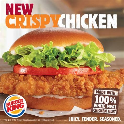 New Crispy Chicken Sandwich Made with Seasoned 100% White Meat Filet ...