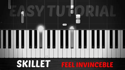 Skillet Feel Invincible Piano Tutorialcover For Beginners Youtube