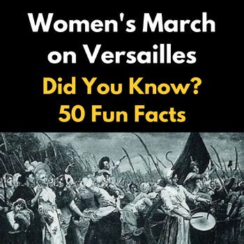 Women's March on Versailles : Did You Know 50 Facts for kids (French ...