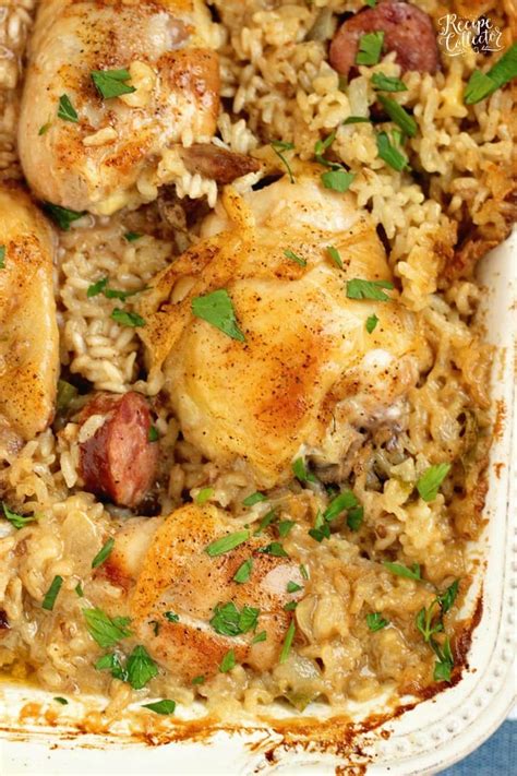 Cajun Baked Chicken And Rice Diary Of A Recipe Collector