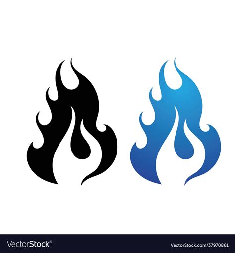 Fire logo design Royalty Free Vector Image - VectorStock