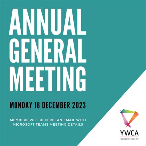 Annual General Meeting 2023 Ywca Hunter Region