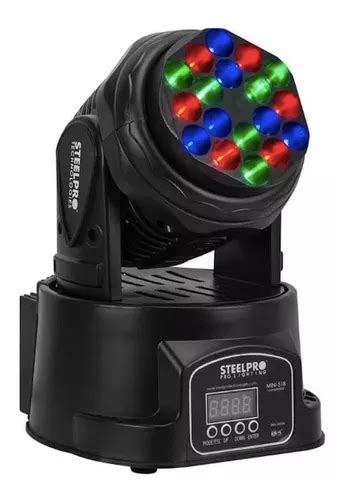 Steelpro Cabeza Móvil Led Beam Wash 18x5w Rgb Con Envio Meses sin interés