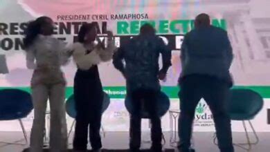 Twerk Rule Watch As President Cyril Ramaphosa Shakes His Backside