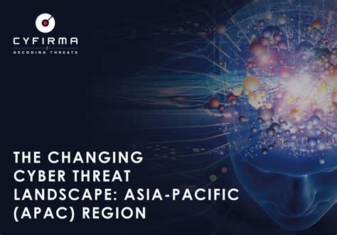 THE CHANGING CYBER THREAT LANDSCAPE ASIA PACIFIC APAC REGION CYFIRMA