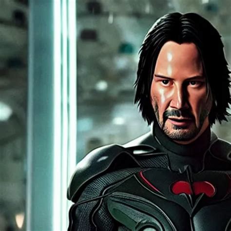 Keanu Reeves As Robin From Batman 4k Detailed Super Stable Diffusion