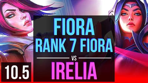 Fiora Vs Irelia Top Early Solo Kills Rank Fiora Solo Kills