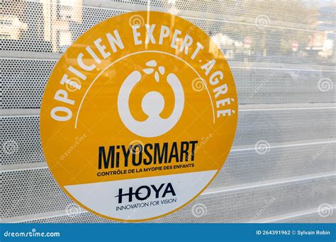 Hoya Miyosmart Sign Logo and Text Brand Facade of Hoya Corporation Japanese Company Editorial ...