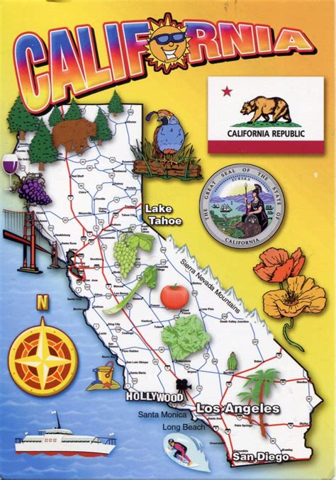 California Attractions Map | Travel In 2019 | California Attractions ...