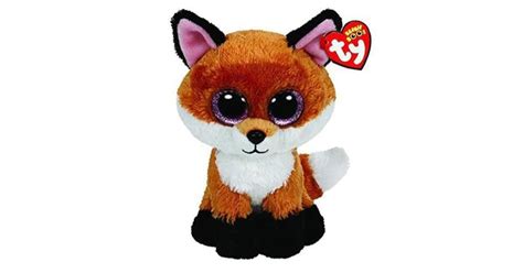 Peluche Zorro Fox Ojos Grandes Beanie Boos Cm Juguetesmax