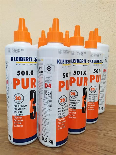 Купити Клей Kleiberit PUR 501.0 D4 (0.5 кг) Поліуретановий клей для ...